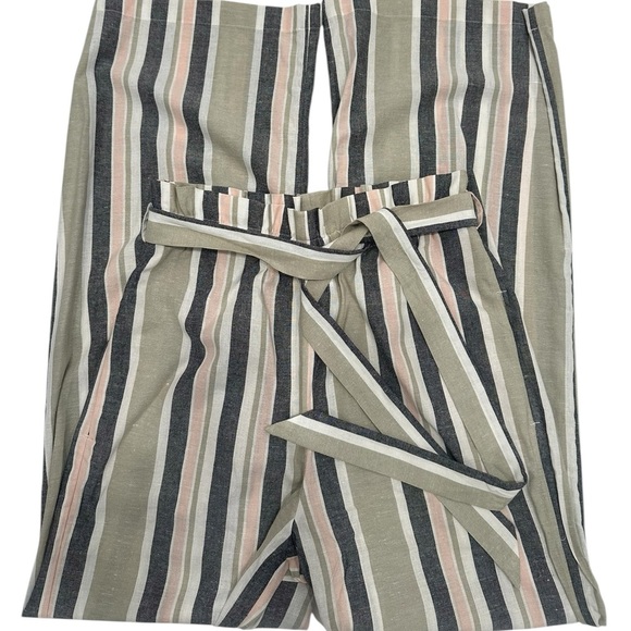 EXPRESS Striped High Waist Wide Leg Palazzo Pants Size Small NWT - Picture 4 of 7